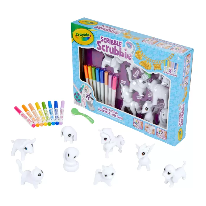 Crayola Scribble Scrubbie Pets, Coloring Toy Animal,