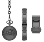 Mens Silver Tone 3-pc Pocket Watch Set