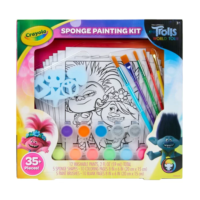 Crayola Sponge Painting Kit Trolls