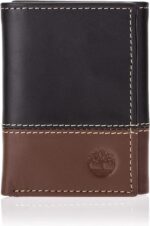 wallet Timberland Men's Leather Trifold Wallet with ID Window 1