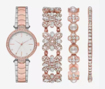 watch Womens Crystal Accent Two Tone 4-pc. Watch Set 22.00