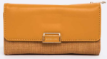 2 Tone Convertible Wallet Mustard