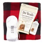 Dr Teal's Bath Gift Set with Cozy Blanket