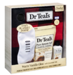 Dr Teal's Bath Gift Set with Cozy Blanket