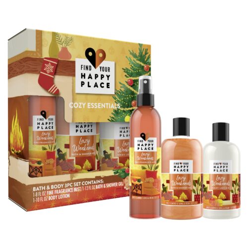 Find Your Happy Place Cozy Essentials Bath & Body Holiday Gift Set