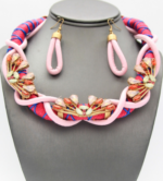 Gem Rope Collar Necklace Set 3.00