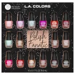 L.A. COLORS Holiday Fanatic Nail Polish Gift Set, 16 pc