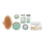 Season Your Bath Shine Bright Bath Set Basket, Grapefruit & Spearmint2