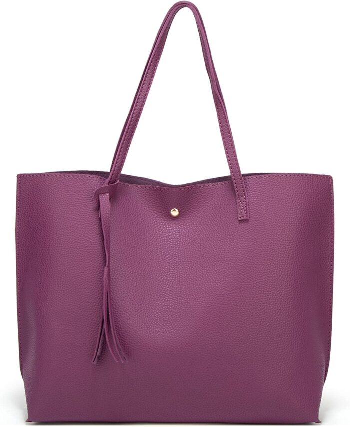 purple handbag